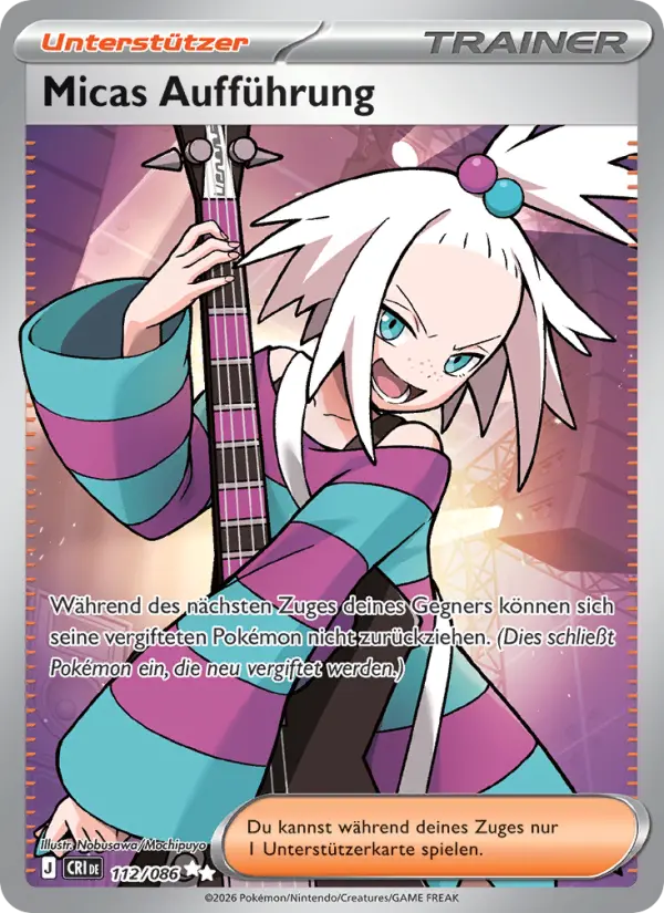 Micas Aufführung Pokemon card