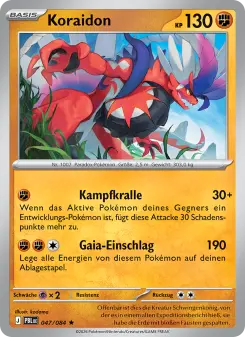 Koraidon – Dunkelnacht Nr. 047