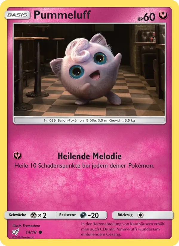 Pummeluff Pokemon card