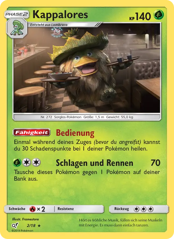 Kappalores Pokemon card
