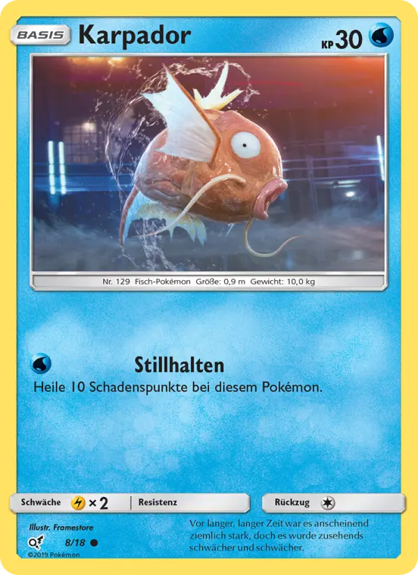 Karpador Pokemon card