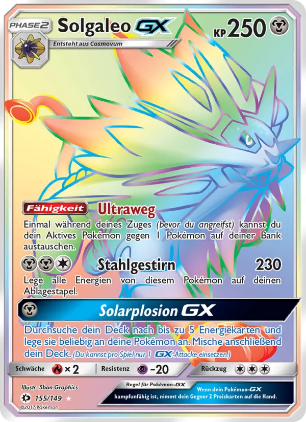 Solgaleo GX card image