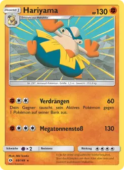Hariyama – Sonne & Mond Nr. 68
