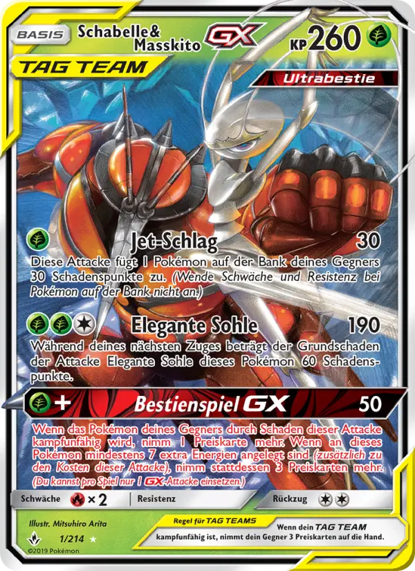 Schabelle & Masskito GX card image