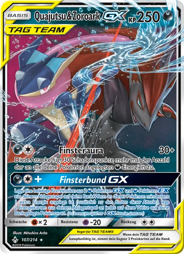 Quajutsu & Zoroark GX card image