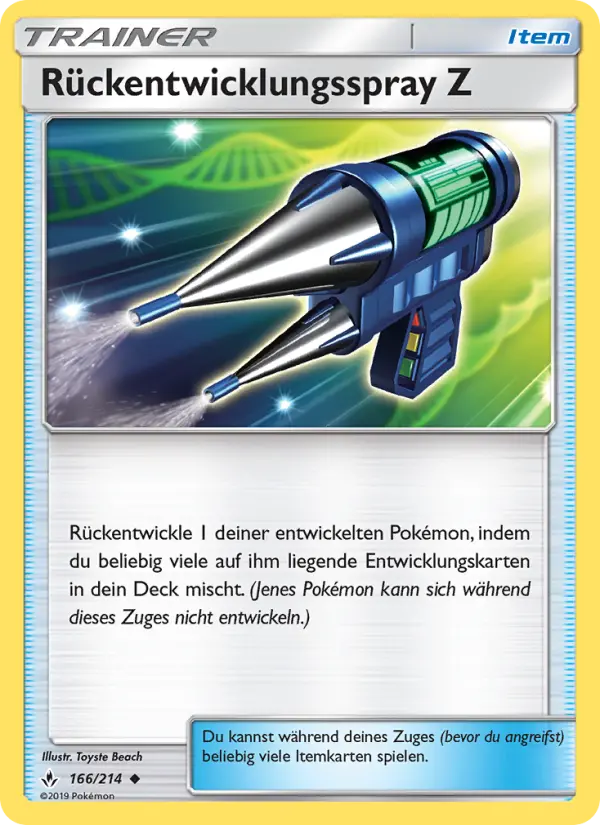 Rückentwicklungsspray Z card image