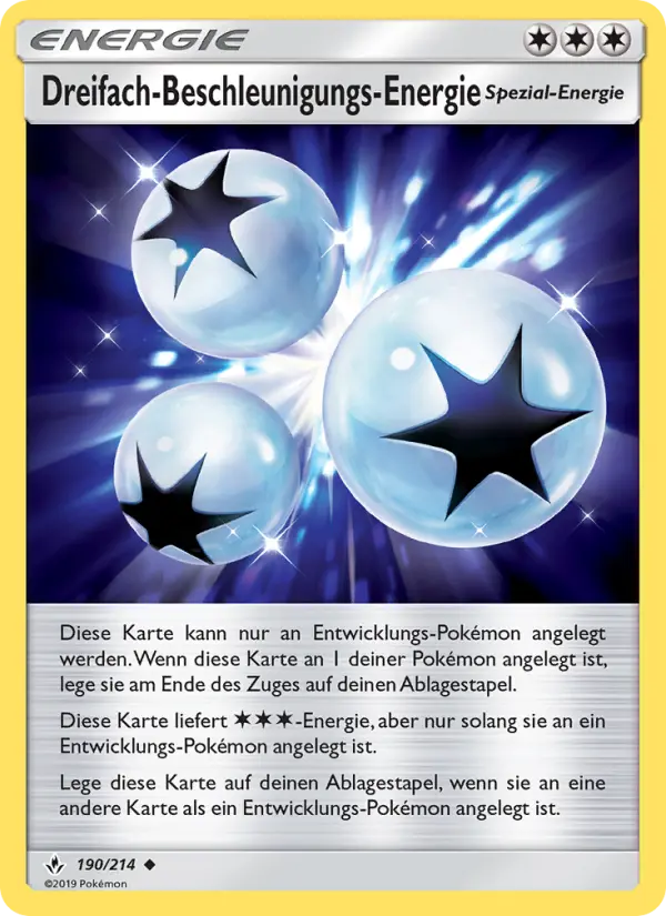 Dreifach-Beschleunigungs-Energie card image