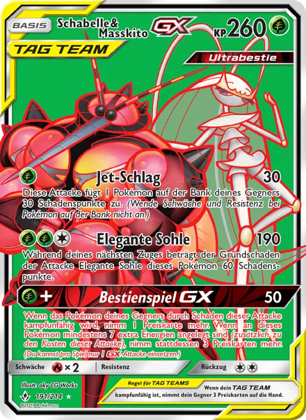Schabelle & Masskito GX card image