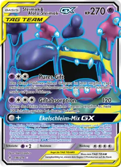 Sleimok & Alola-Sleimok GX – Kräfte im Einklang Nr. 196