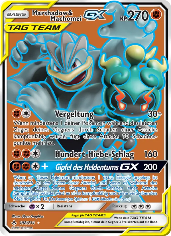 Marshadow & Machomei GX card image