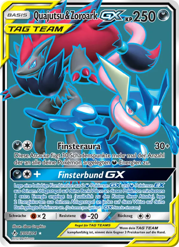 Quajutsu & Zoroark GX card image