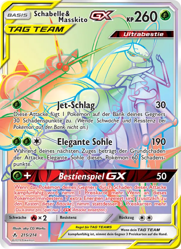 Schabelle & Masskito GX card image