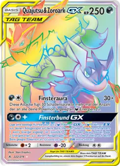 Quajutsu & Zoroark GX – Kräfte im Einklang Nr. 222