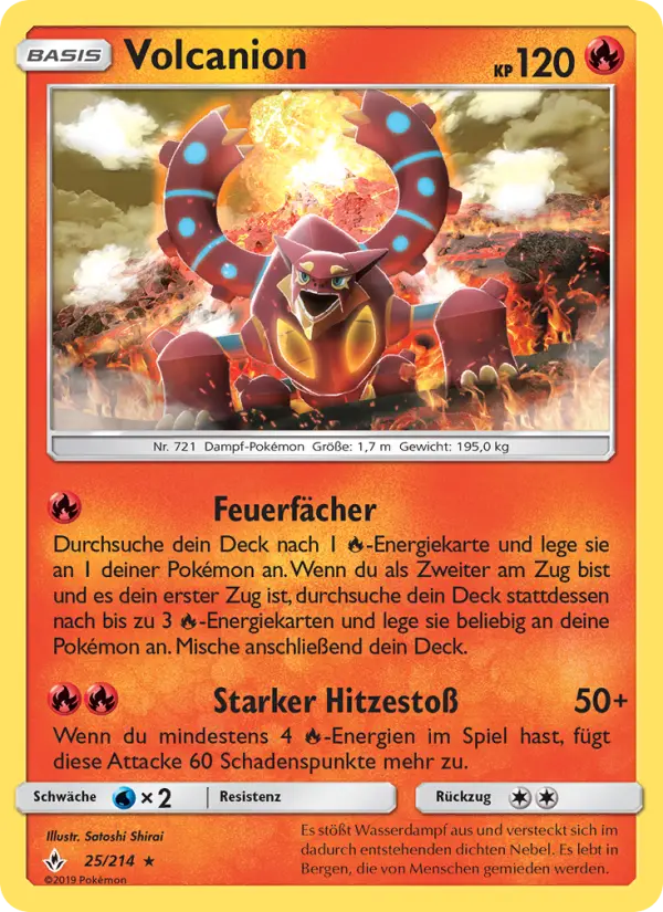 Volcanion card image