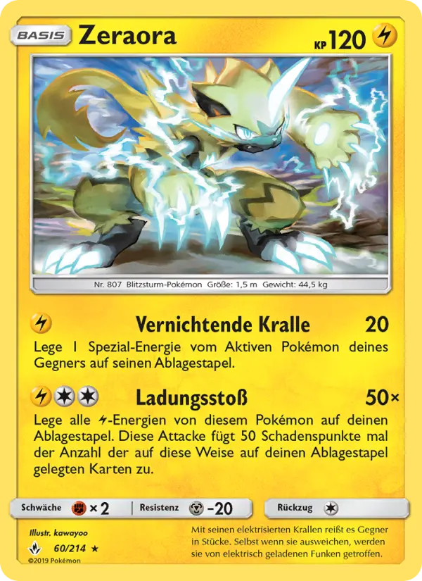 Zeraora card image
