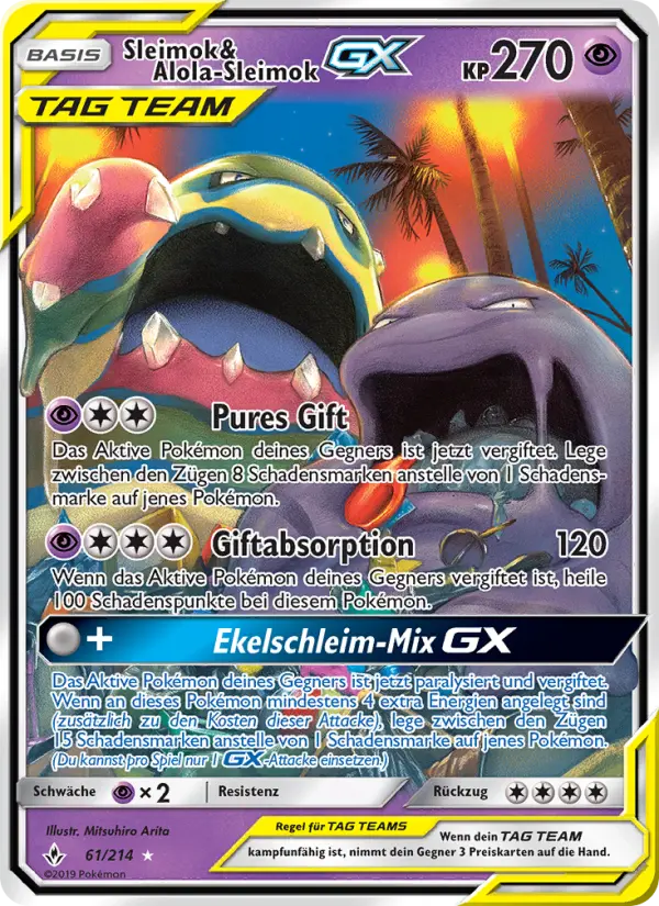Sleimok & Alola-Sleimok GX card image