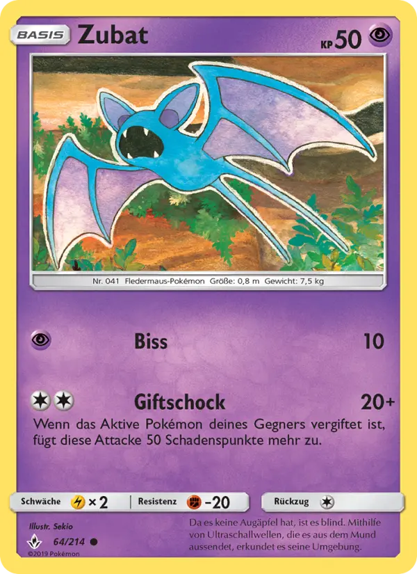 Zubat card image