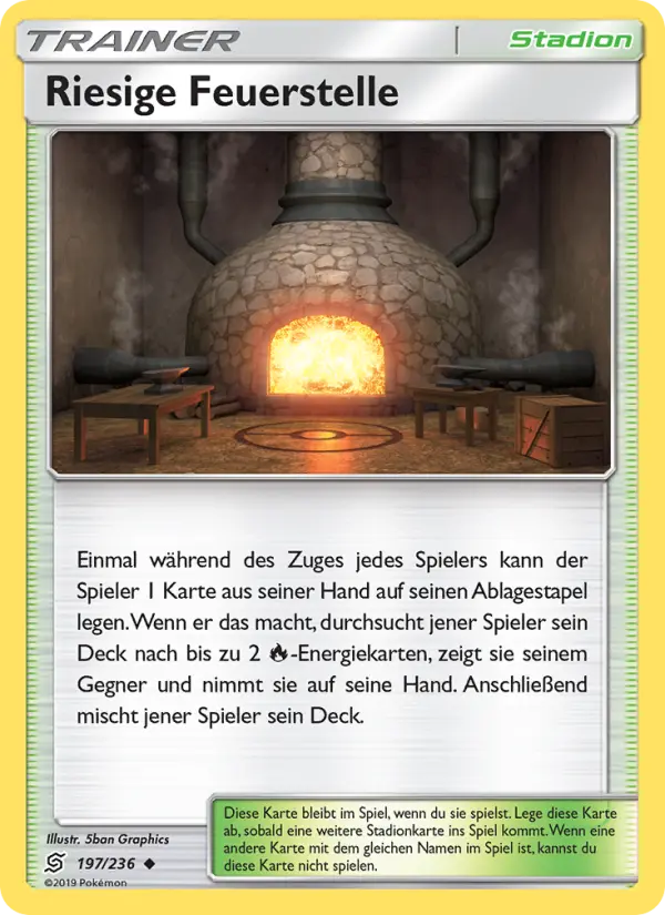 Riesige Feuerstelle card image