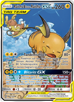 Raichu & Alola-Raichu GX