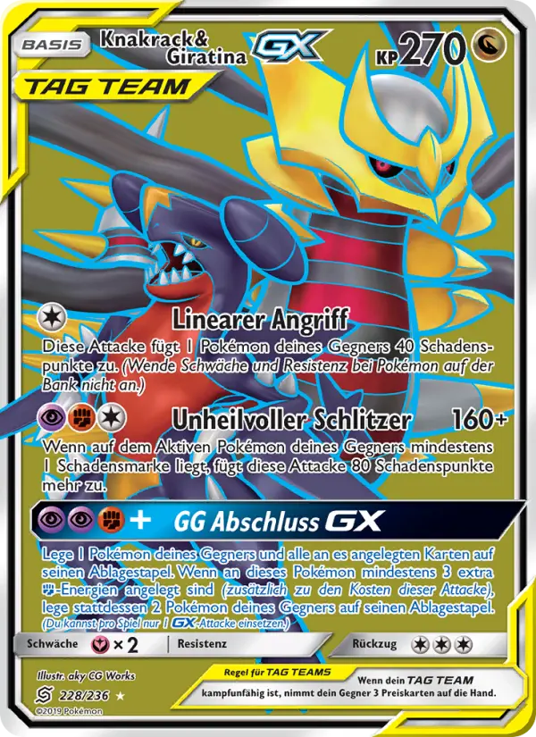 Knakrack & Giratina GX card image