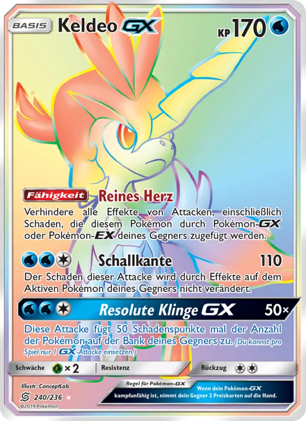 Keldeo GX card image