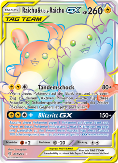 Raichu & Alola-Raichu GX