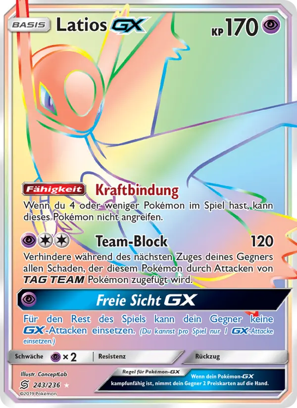 Latios GX card image