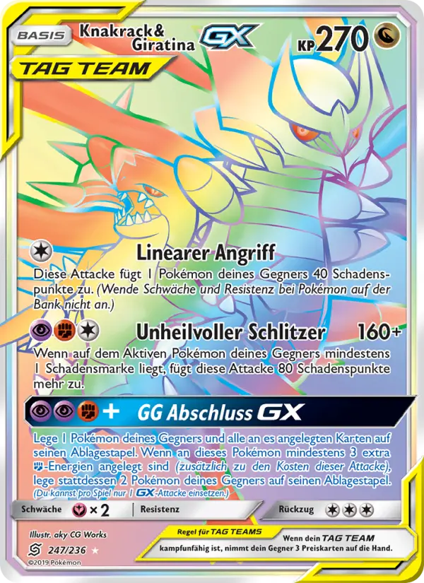 Knakrack & Giratina GX card image