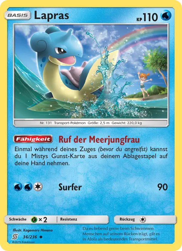 Lapras card image
