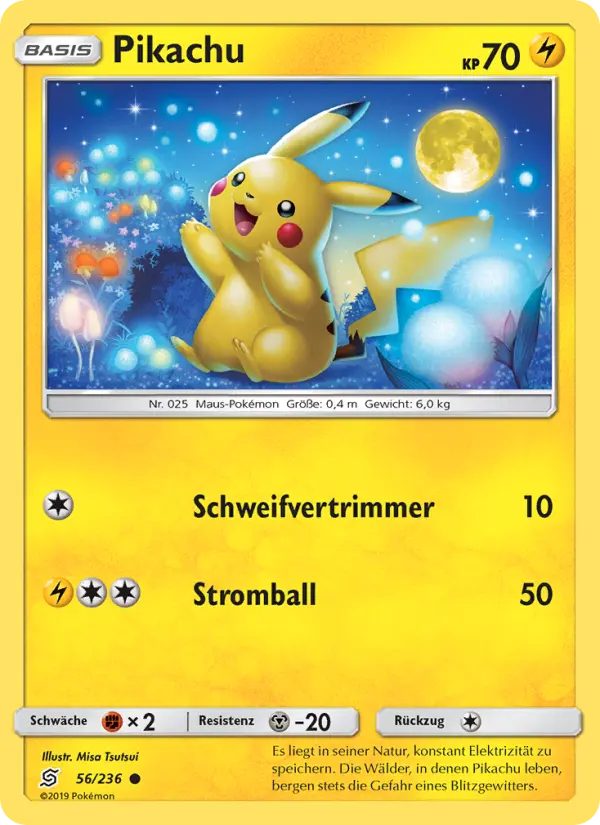 Pikachu card image