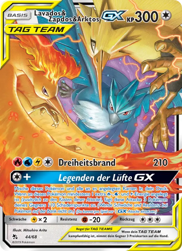 Moltres & Zapdos & Articuno GX