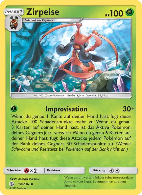 Zirpeise card image