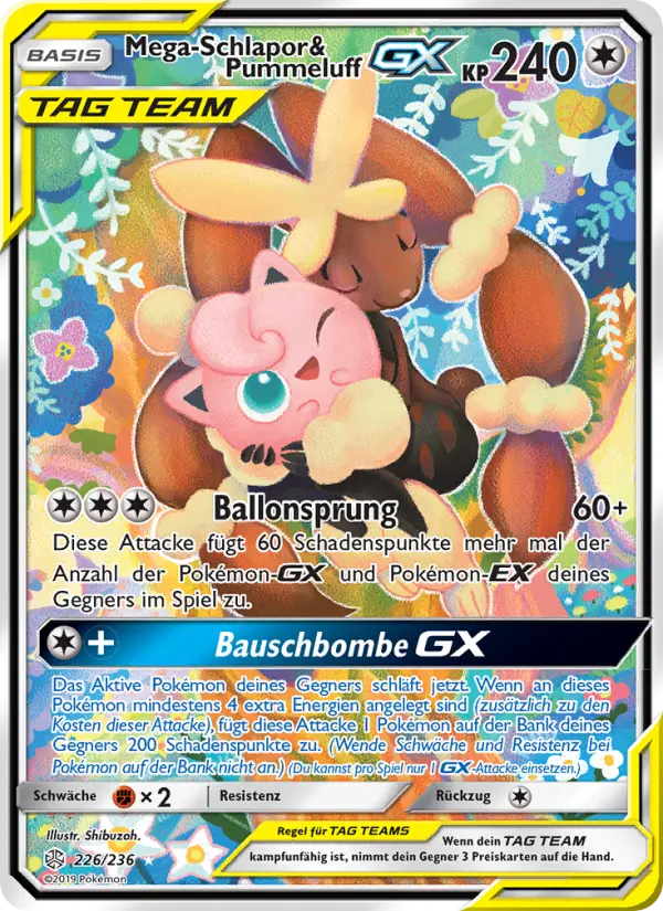 Mega-Schlapor & Pummeluff GX card image
