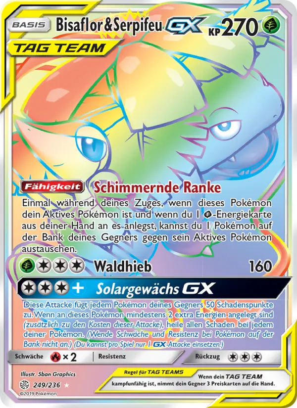 Bisaflor & Serpifeu GX card image