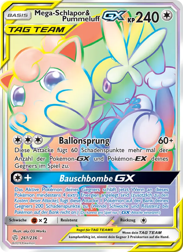 Mega-Schlapor & Pummeluff GX card image
