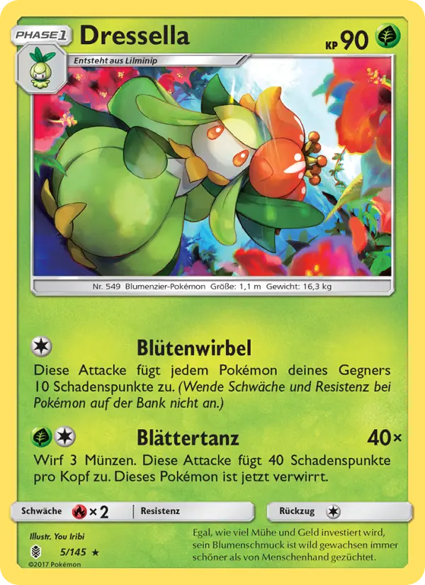 Dressella Pokemon card