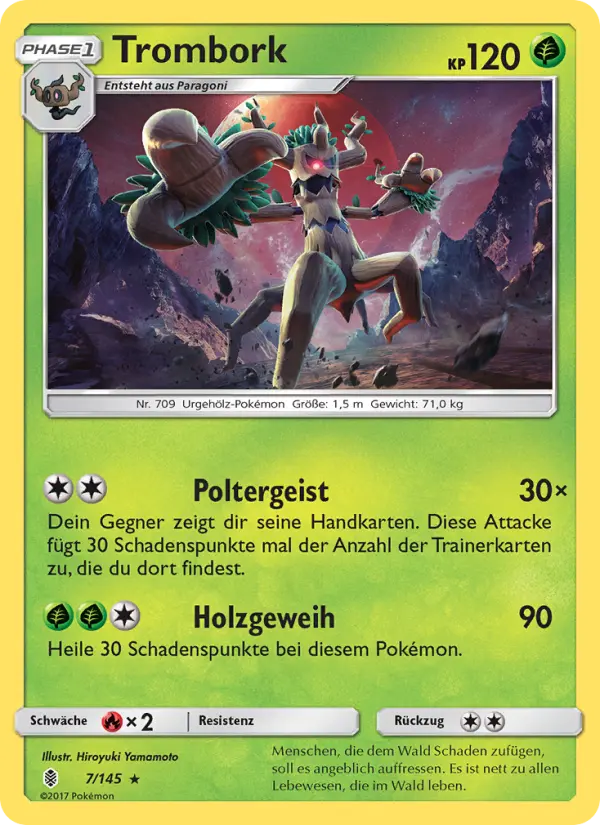 Trombork Pokemon card