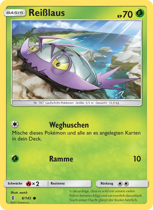 Reißlaus Pokemon card