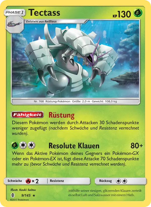 Tectass Pokemon card
