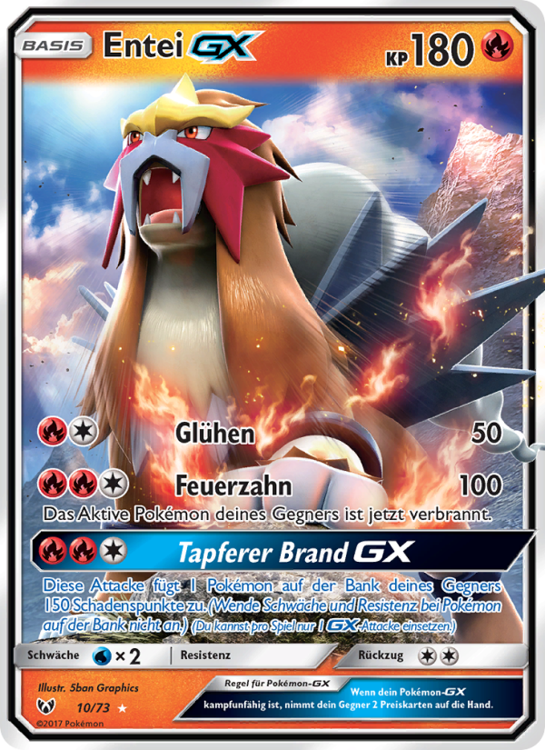 Entei GX from Schimmernde Legenden