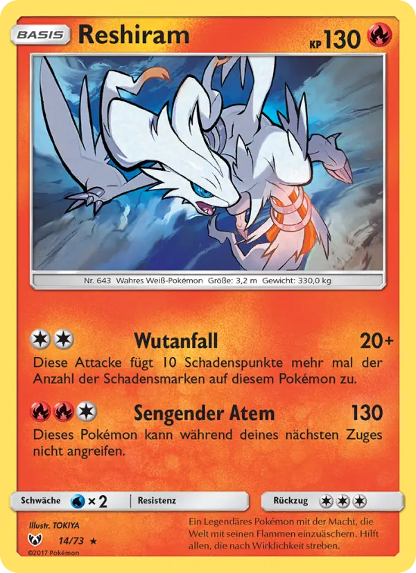 Reshiram card image