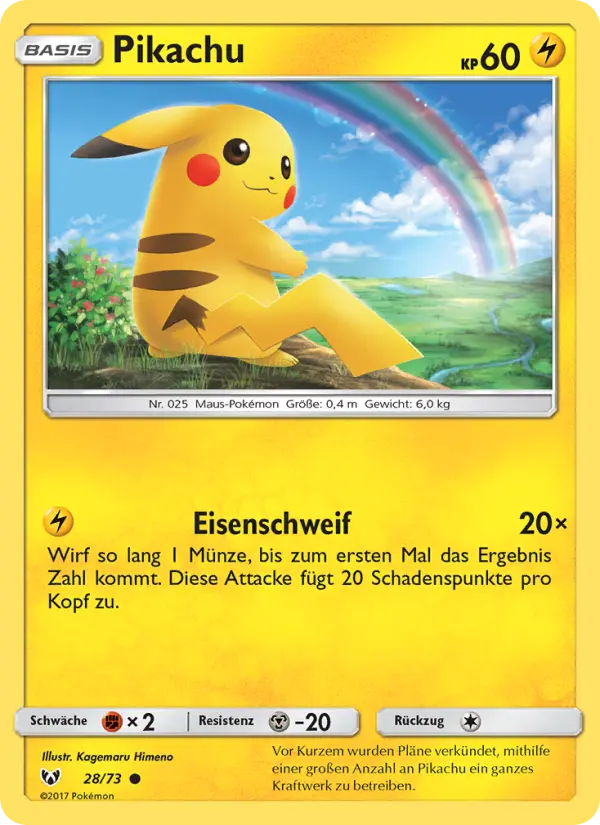 Pikachu card image