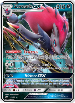 Zoroark GX from Schimmernde Legenden