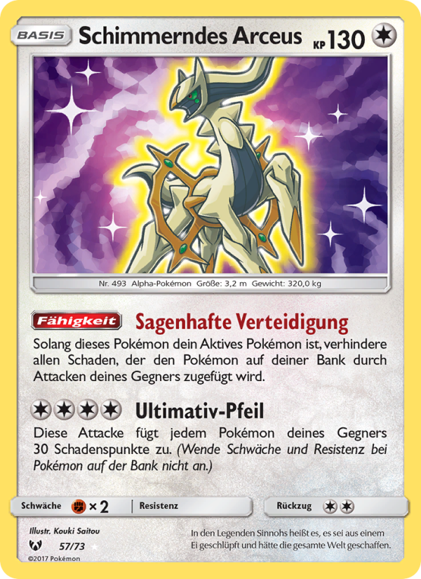 Schimmerndes Arceus