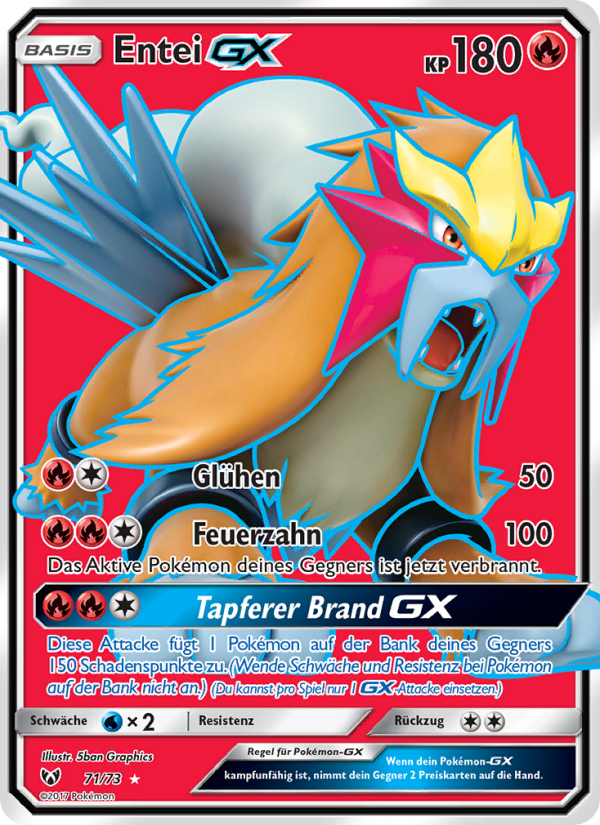 Entei GX from Schimmernde Legenden