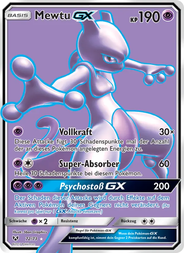 Mewtu GX card image