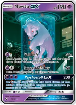 Mewtu GX – Schimmernde Legenden Nr. 78