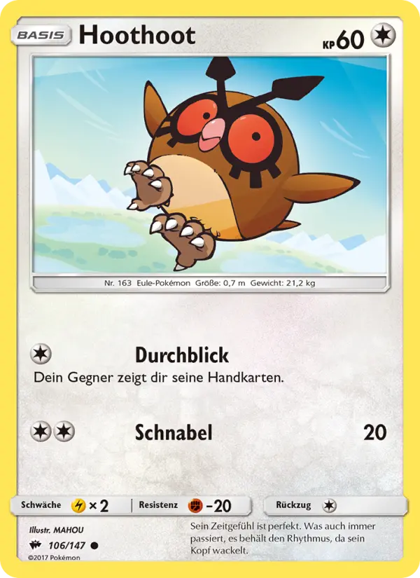 Hoothoot card image