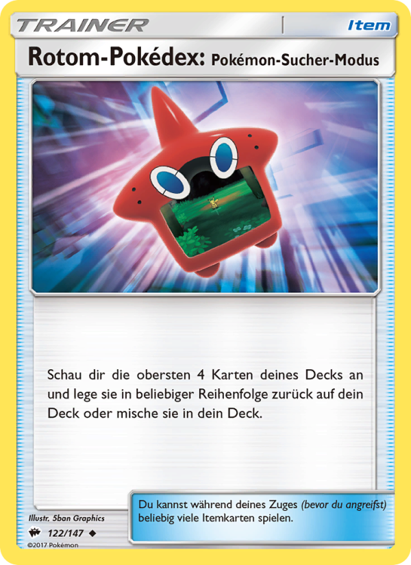 Rotom-Pokédex: Pokémon-Sucher-Modus