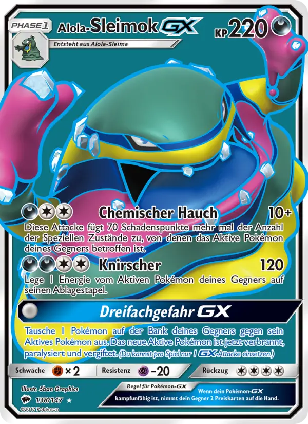Alola-Sleimok GX card image